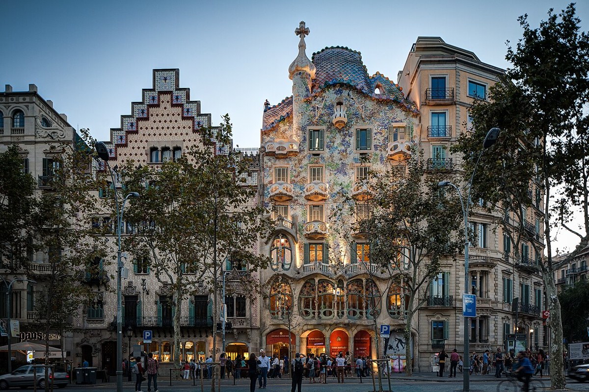 Casa Batlló em Barcelona, Espanha