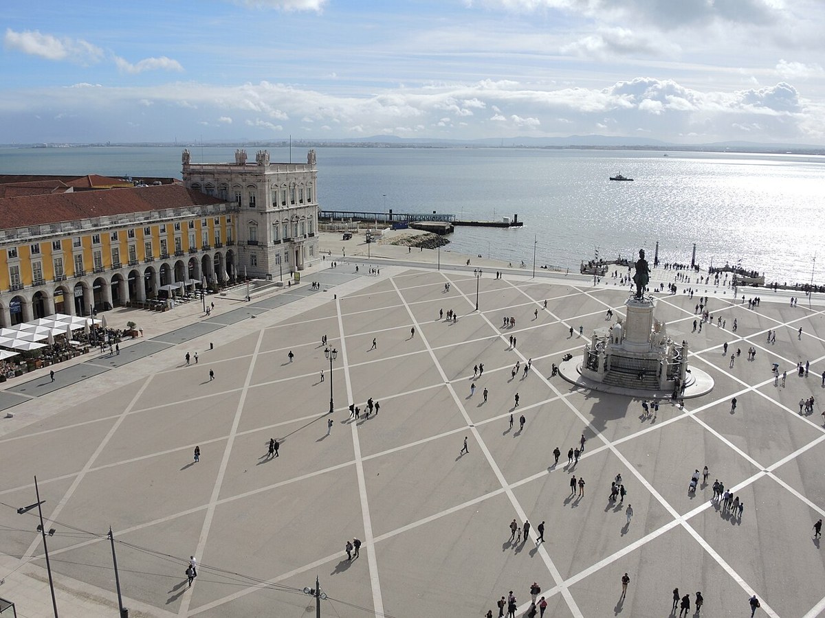 Praça do Comércio em Lisboa, Portugal