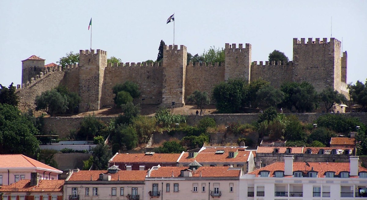 Castelo de São Jorge em Lisboa, Portugal