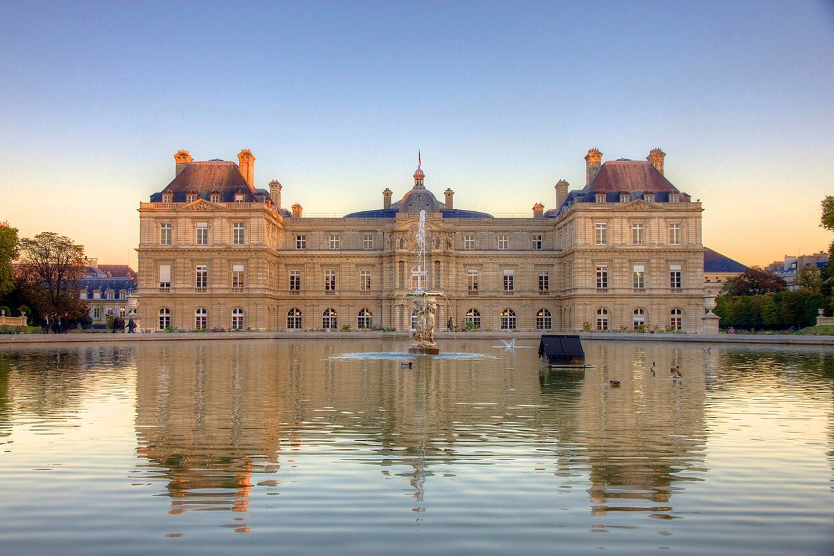 Jardim de Luxemburgo em Paris, França