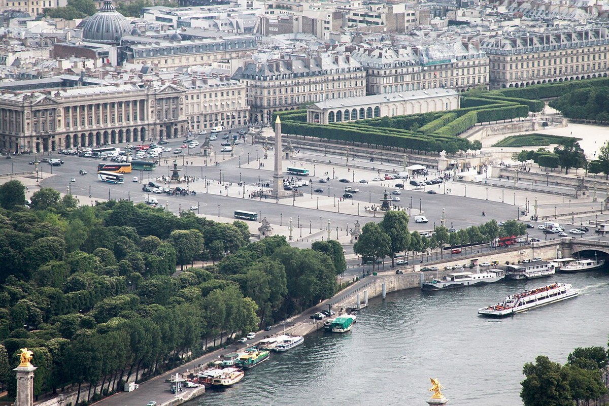 Place de la Concorde em Paris, França