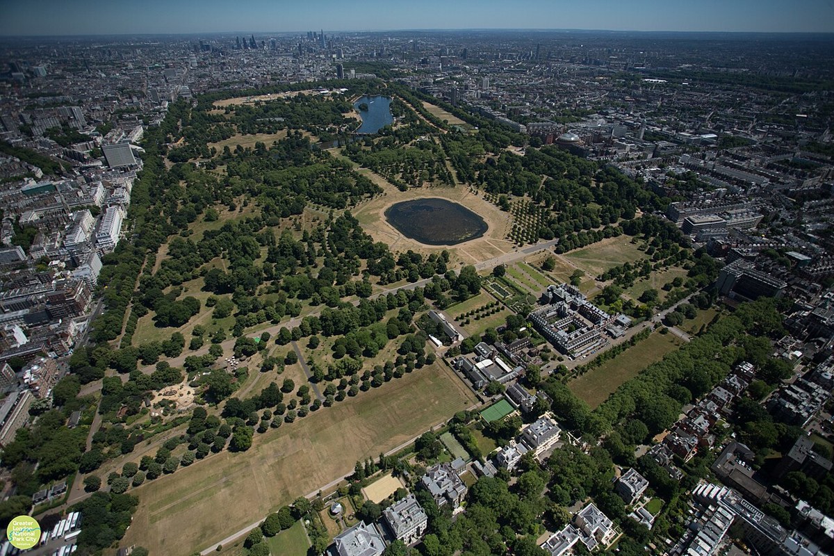 Hyde Park em Londres, Reino Unido