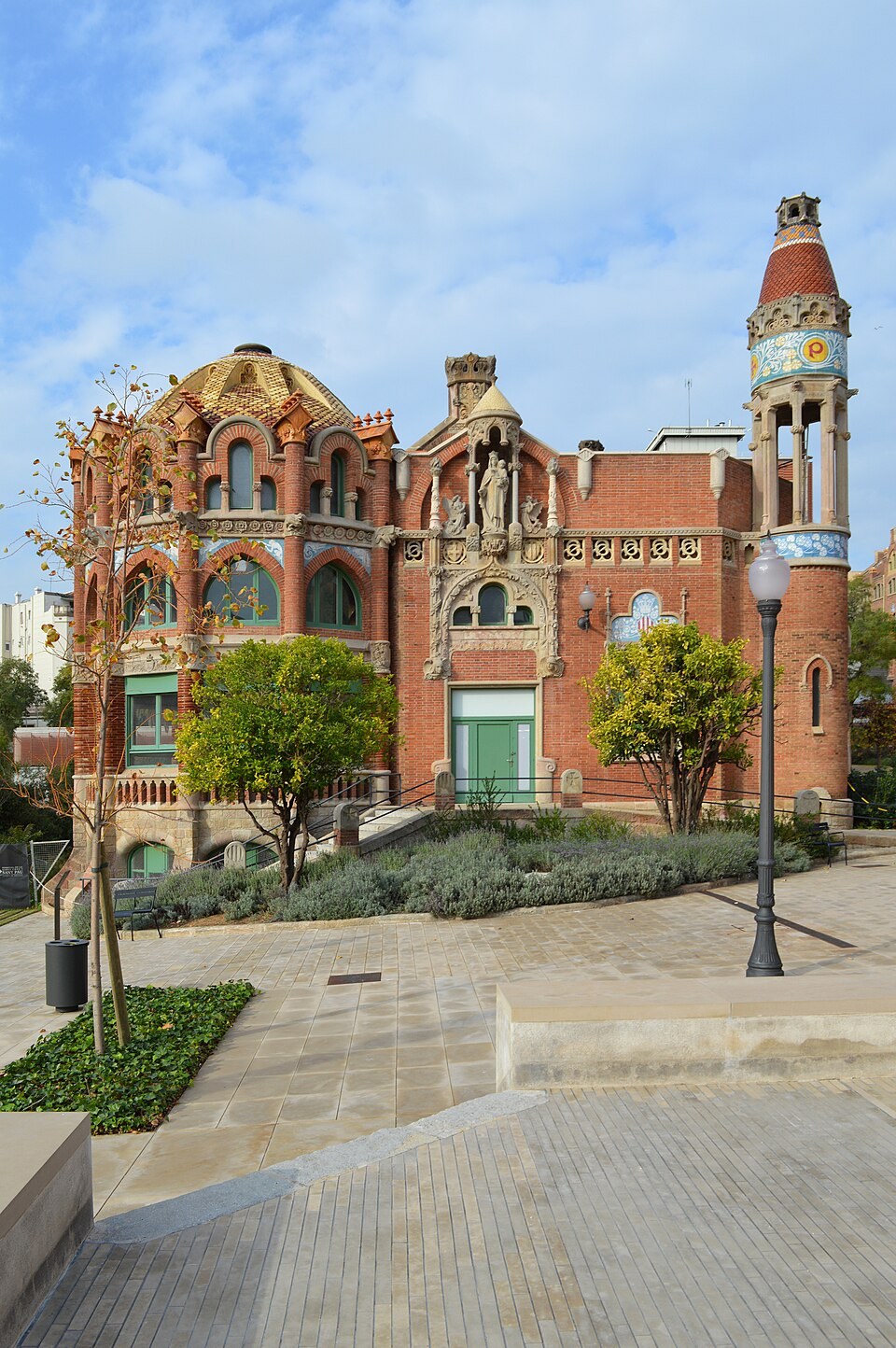 Recinte Modernista de Sant Pau em Barcelona, Espanha